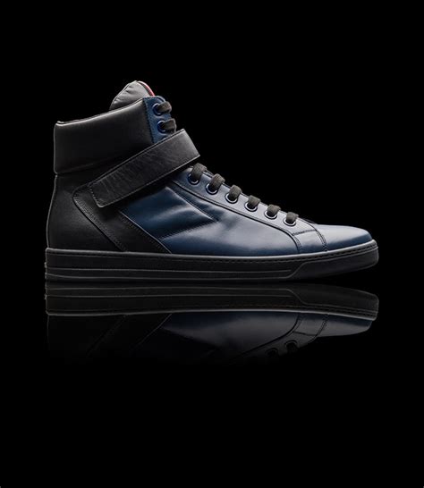 sneakers alte uomo prada|prada sneakers.